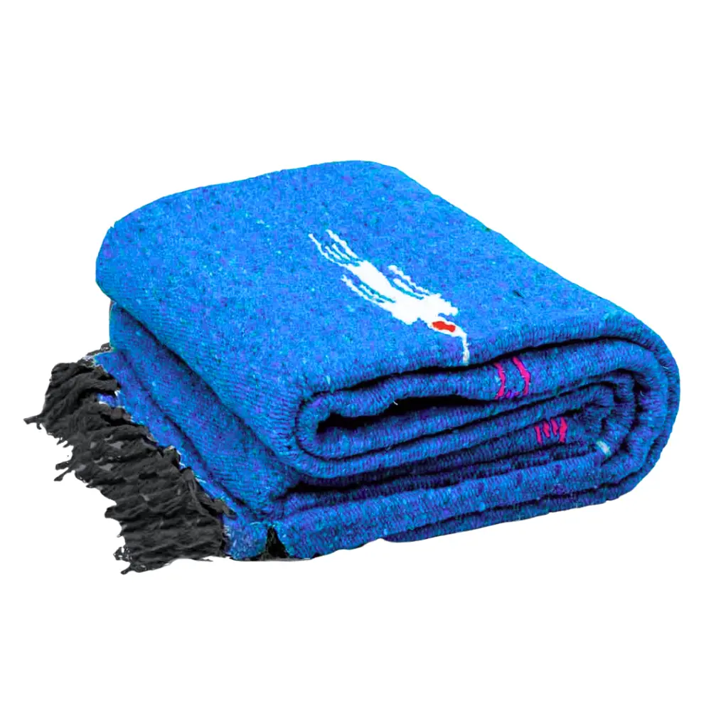 Aqua Blue Baja Thunderbird Blanket