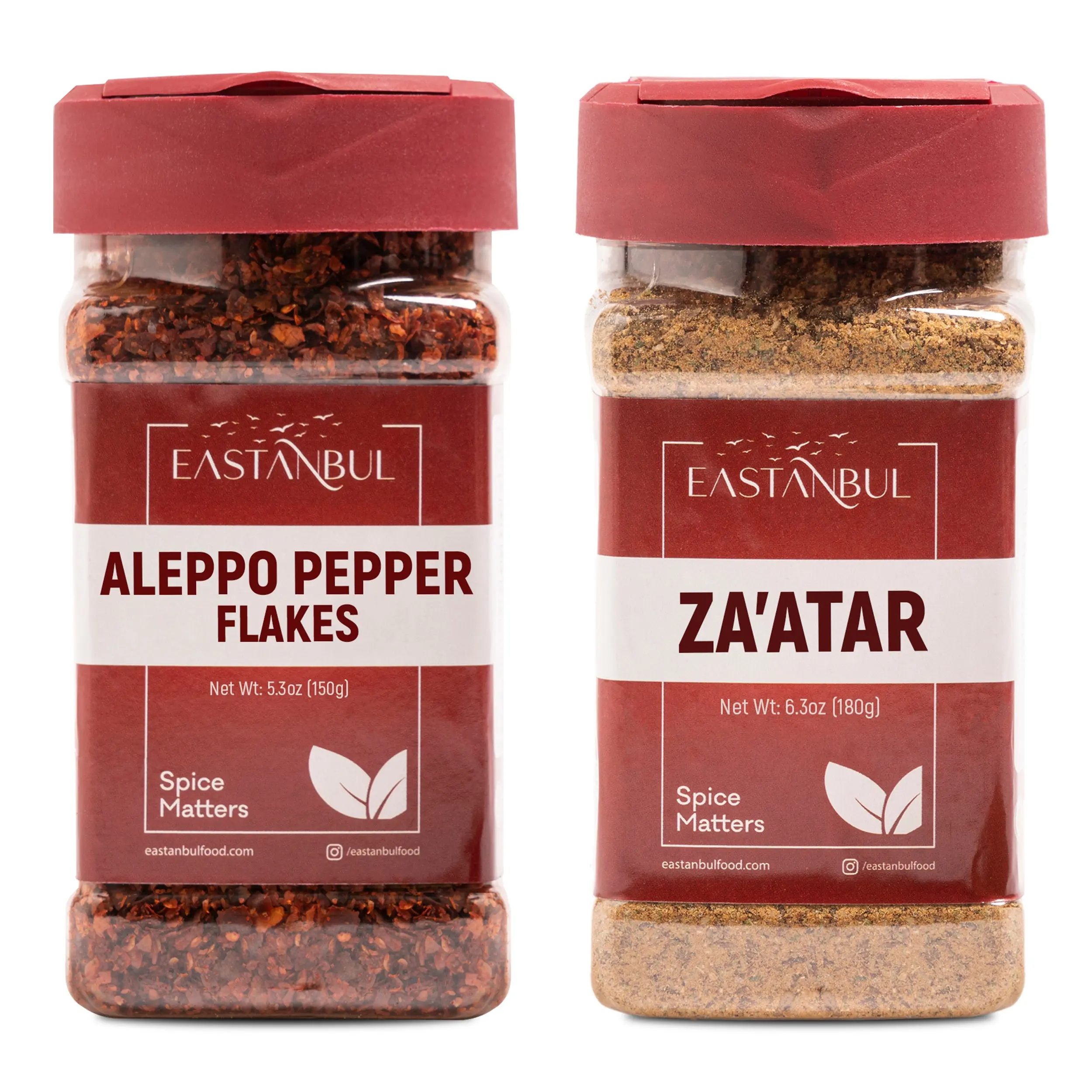 Eastanbul Aleppo Pepper and Zaatar Spice, Duo Spice Buddies