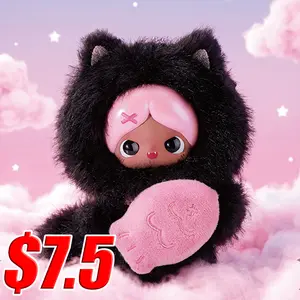 Piupu Plush Hug Series Blind Box, Cute Animal Themed Plush Keychain, Kawaii Soft Fluffy Doll Collectible, Viral Huggable Plush Charm, Adorable Animal Friend Plush Blind Box for Teens & Collectors
