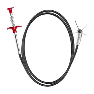 Flexible Claw Grabber Extension Tool, 4 Claws Bendable Hose, Ideal for Trash Cleaning, Home Sink Drains, Toilet Cleaners (78.74 Inches), Pipe Unclogging Agent, Drain Clog Remover