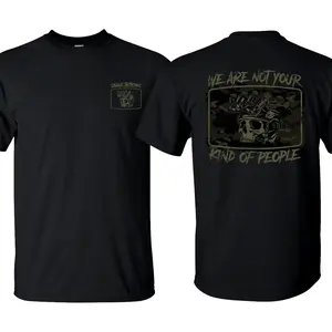 NYK0P Shirt, Army Military Menswear, Gun Shirt Tactical Gear, Graphic Cotton Tee, Made In US