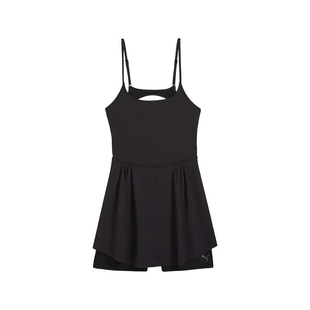 PUMA Womens Move Cloudspun Sleeveless Mini Dress Casual Casual - Black