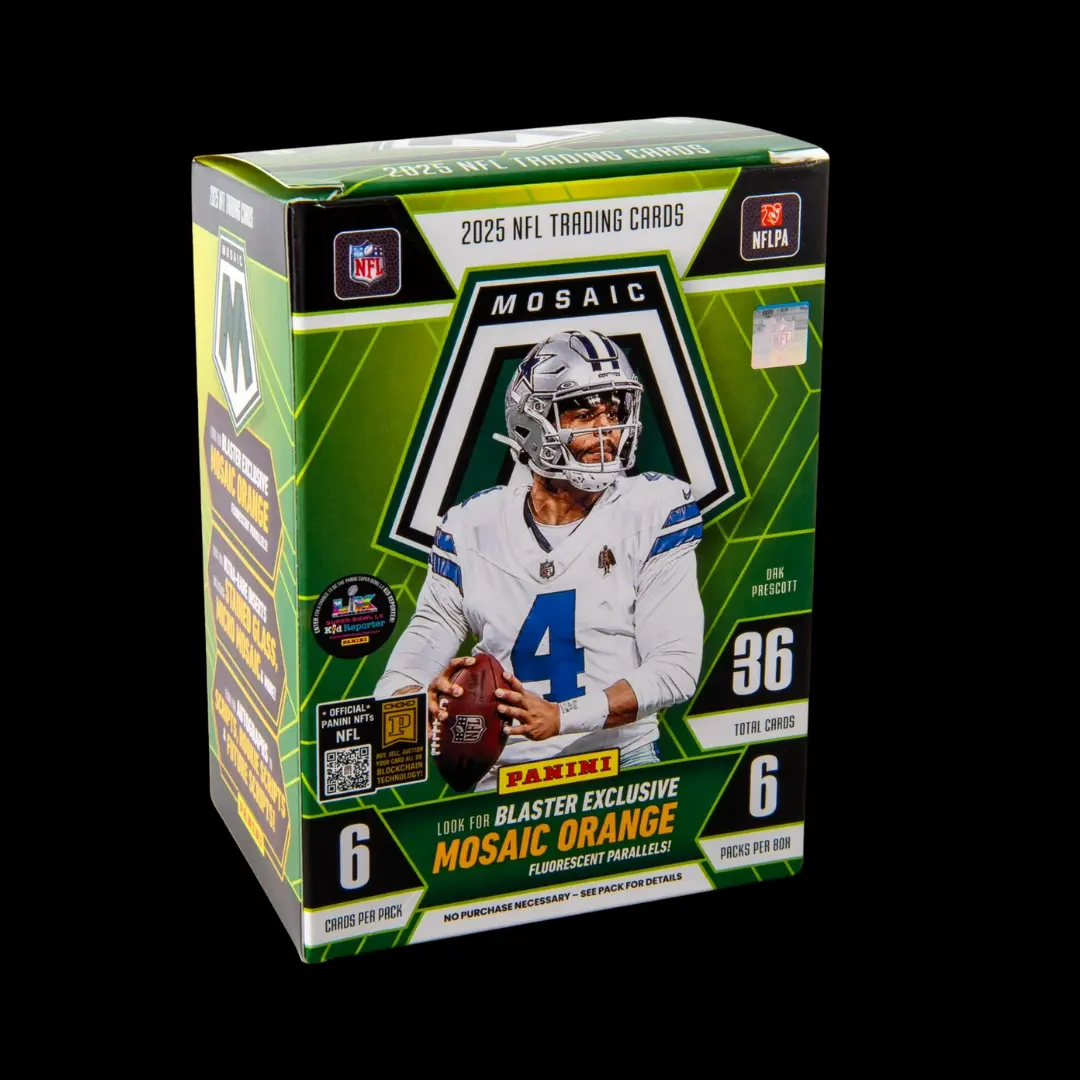 2025 NFL Mosaic Blaster Box ORANGE PARALLELS