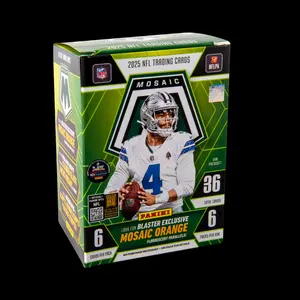2025 NFL Mosaic Blaster Box ORANGE PARALLELS