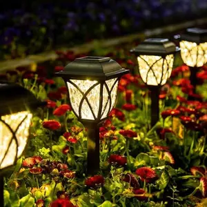 Hot-selling 6-Pack Outdoor Waterproof Solar Lights LED Solar Garden Lights for Gardens Patios Landscaping Planters Walkways Warm White Light Energy-efficient Long-lasting fencing Motion Pendant Sensor Dimmable Taco Neon Sign outdoorfun plasma ball bedroom