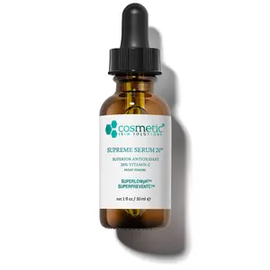 Supreme Serum 20 | Vitamin C Antioxidant Serum | Brightening Anti-Aging Face Serum | Dark Spot + Uneven Skin Tone Treatment | Lightweight Glow Serum