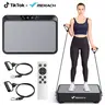 Merach Square Vibration Plate Exercise Machine 265lbs Capacity, Comfortable Lymphatic Drainage For Full Body Workout, Home Gym Fitness Equipment, Ideal For Gift BackToSchool
