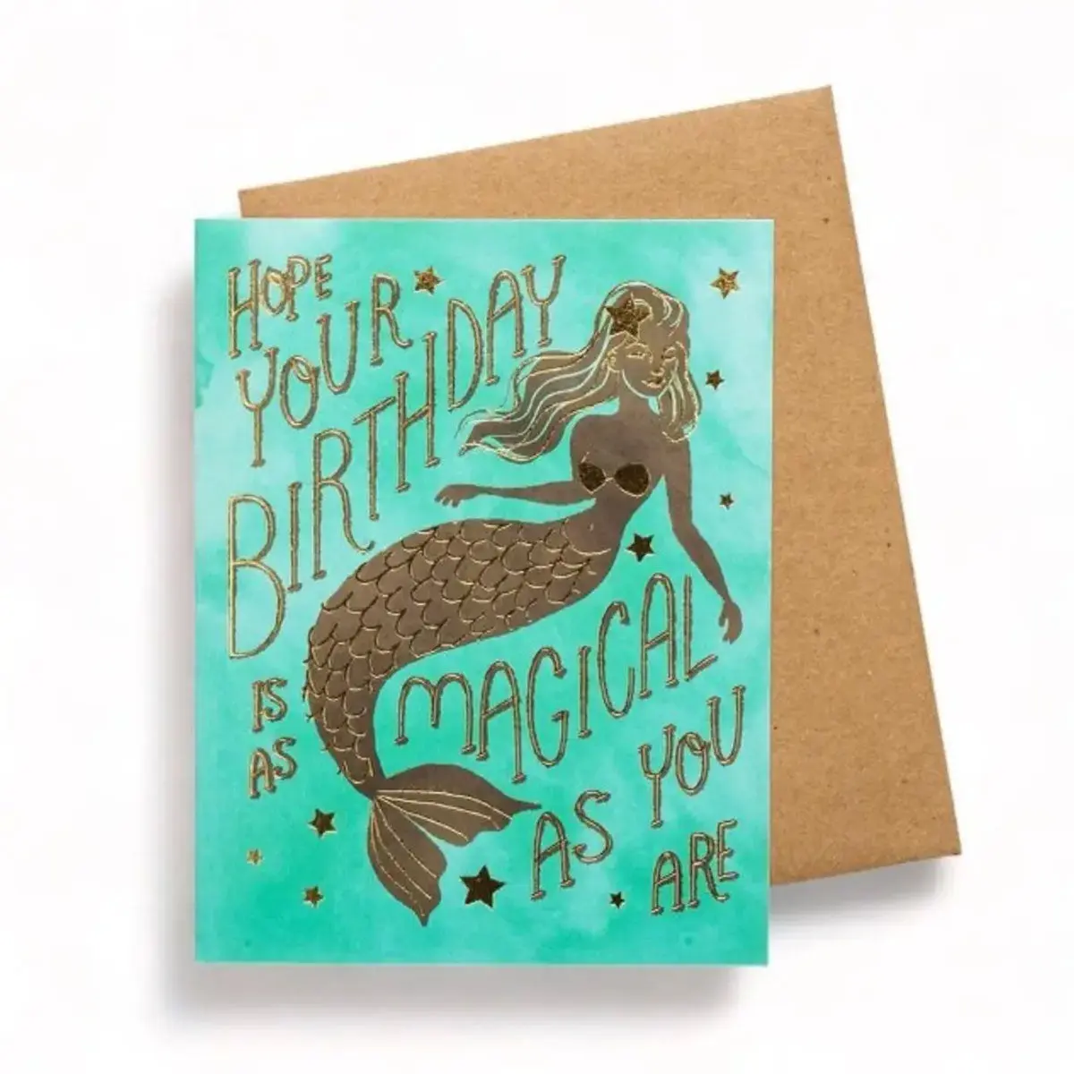 Magical Mermaid Birthday Greeting Card