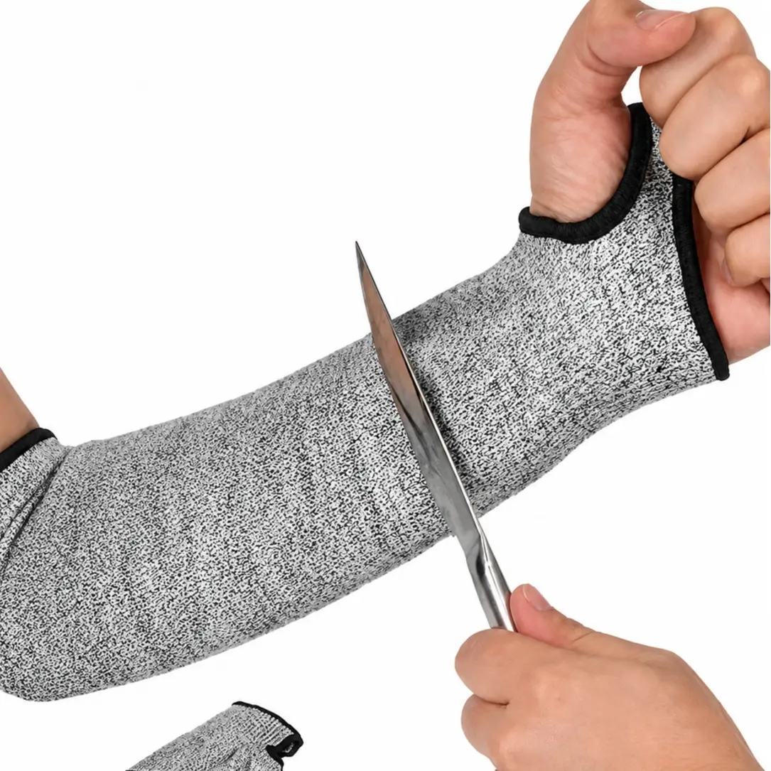 Cut-resistant Protective Sleeves for Arms – Handicrafts, Gardening and Cooking. Industrial Breathable Lightweight Durability