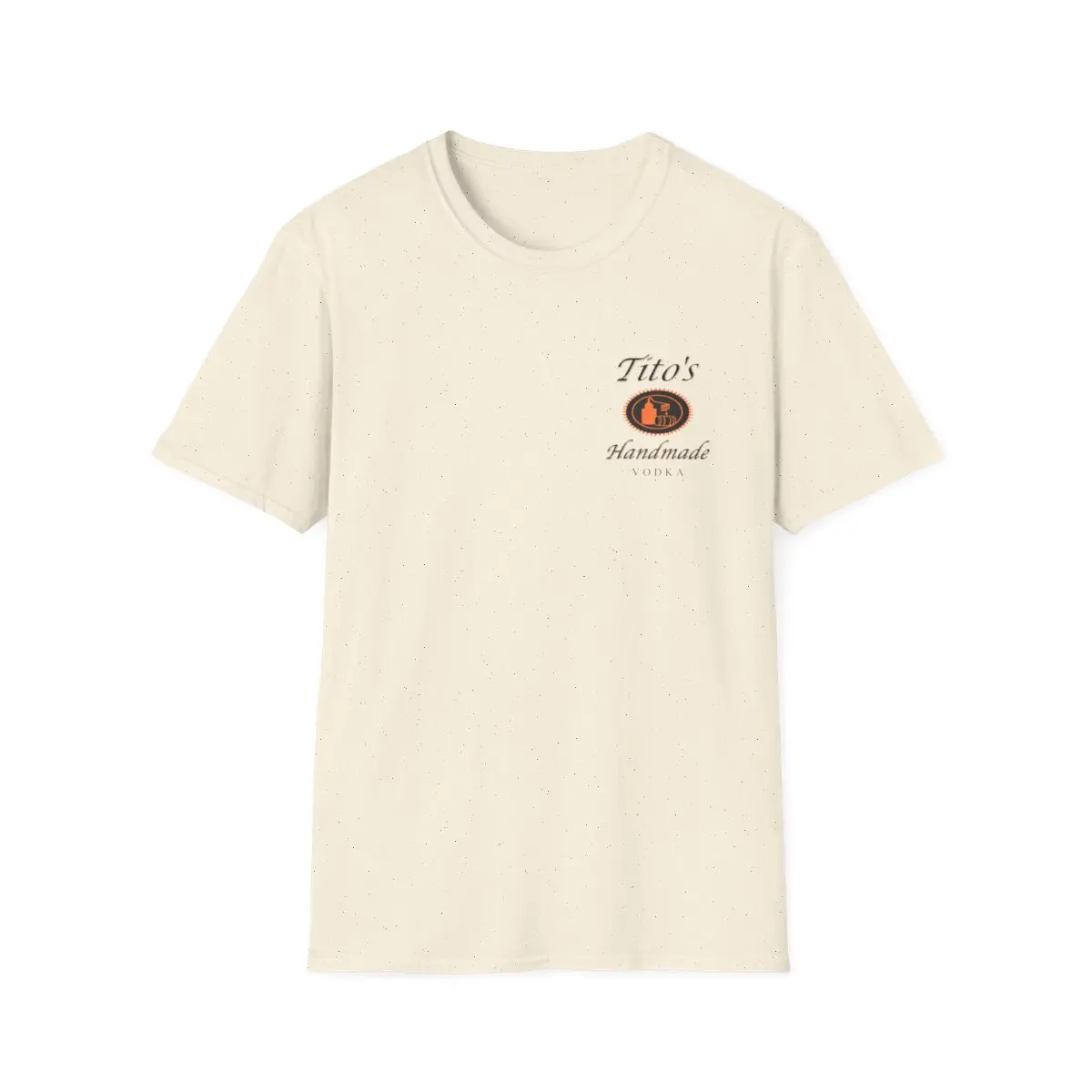 Titos Vodka Vintage Tee, Summer Shirt, (Back Graphic) Menswear Top