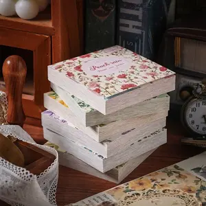 Vintage Garden Series Journaling Paper - DIY Scenery Background Decor Material Paper 100 Sheets/Book scrapbooking relief home office school craft
