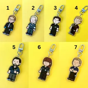 The Pitt Acrylic Keychain, The Pitt Charm,  Robby Langdon Dana Mel,... Cute Charm For Bag, Keyring, Gift