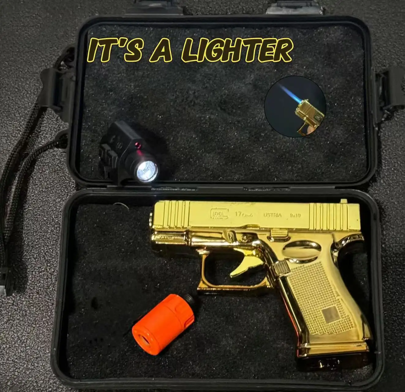 (Gas Not Included)Butane Windproof Lighter Refillable Torch Ligher For Cooking &...