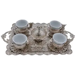 Silver Turkish Coffee Set 24038