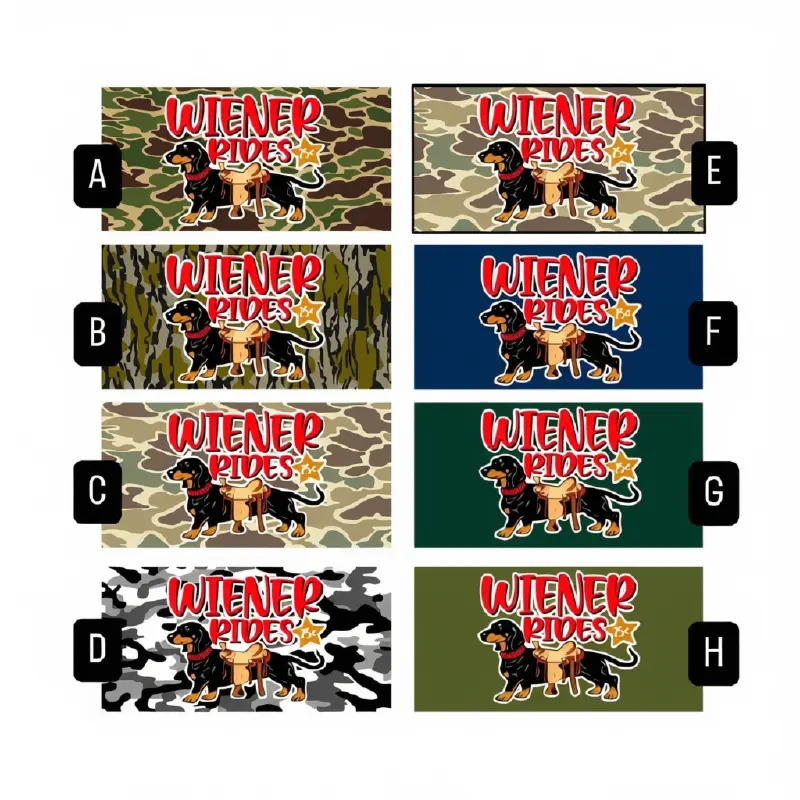 Camouflage license plate, 25 cent, Wiener Rides brand, for car decoration, funny license plate.