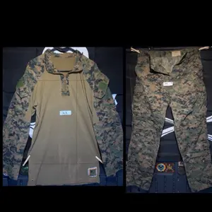 USMC Woodland Frog Top and Bottom Size Medium Regular