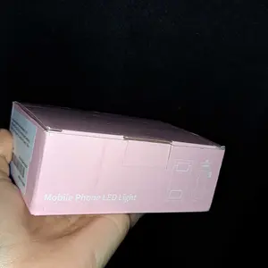 Portable Selfie Fill Light, USB Rechargeable LED Clip-On Phone Light for iPhone and Android, Live Streaming, Makeup and Vlog Photography Accessory