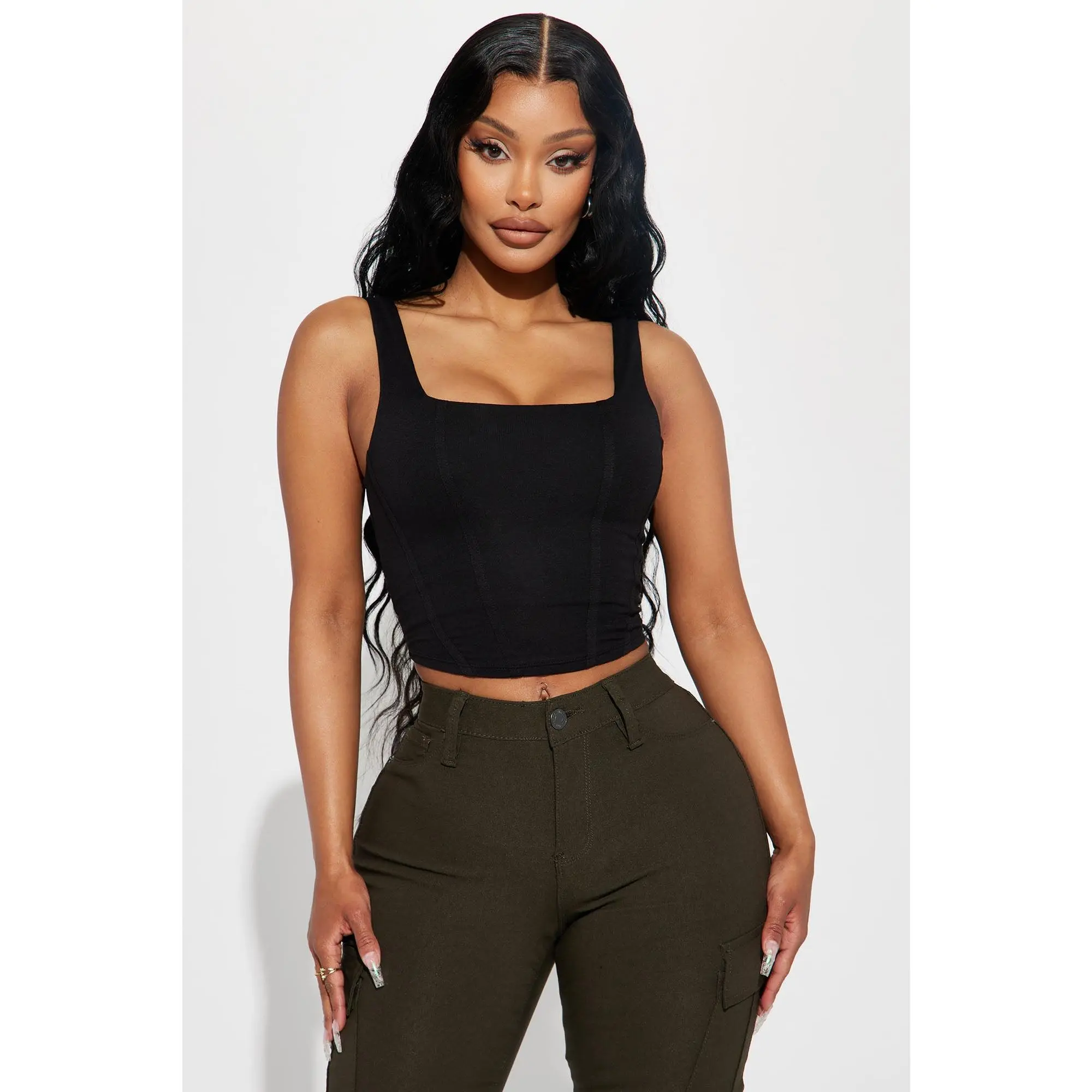black corset top - TikTok Shop