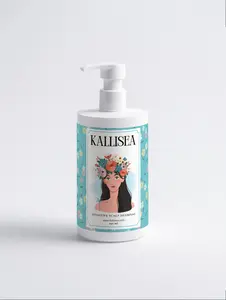 Kallisea Sensitive Scalp Shampoo – Gentle, Dermatologically Tested Cleanser with Wheat Protein & Botanical Extracts – For Dry, Delicate or Irritated Scalps – COSMOS Natural Certified