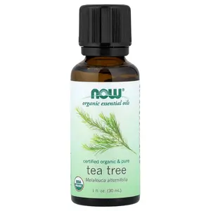 NOW Foods Organic Essential Oils, Tea Tree, 1 fl oz (30 ml)
