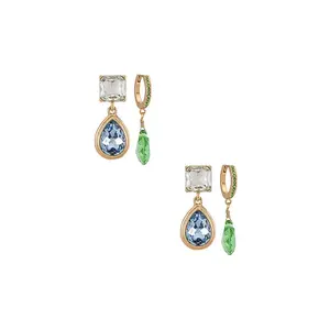 8 Other Reasons Real Glam Earring Set in Blue & Green