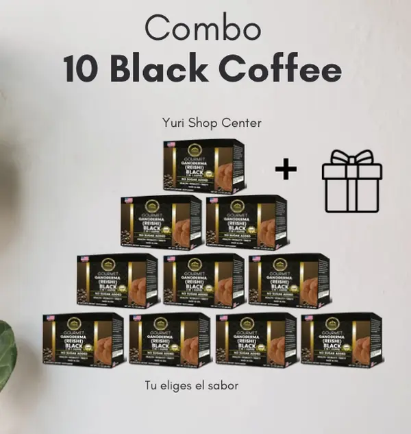 Eternal Ganoderma Black Coffee Combo de 10 cajas