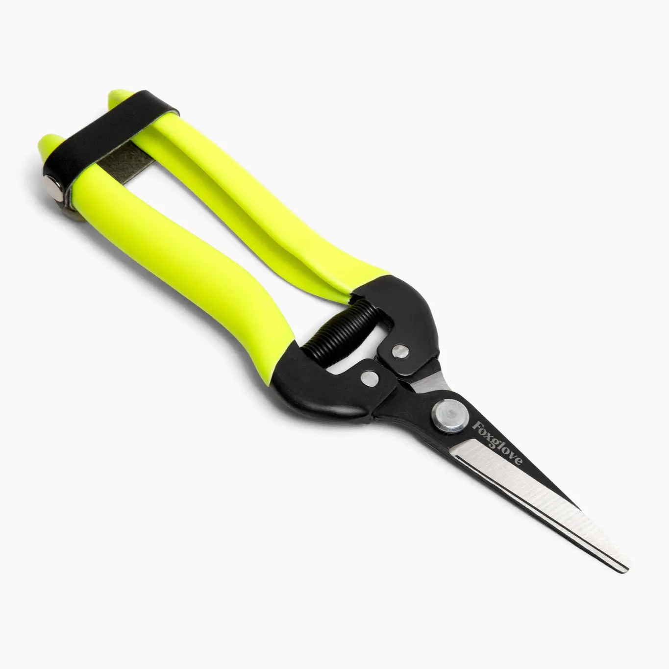 Garden Snips with Vibrant Yellow Handles & Simple Locking System - Essential for Cut Flower Gardeners - Japanese SK5 Steel Construction - Garden Scissors