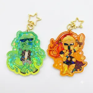 D3rlord3 & Avery Acrylic Keychains - ARG Inspired, [Searching for a world that doesn't exist], Minecraft ARG Keychain