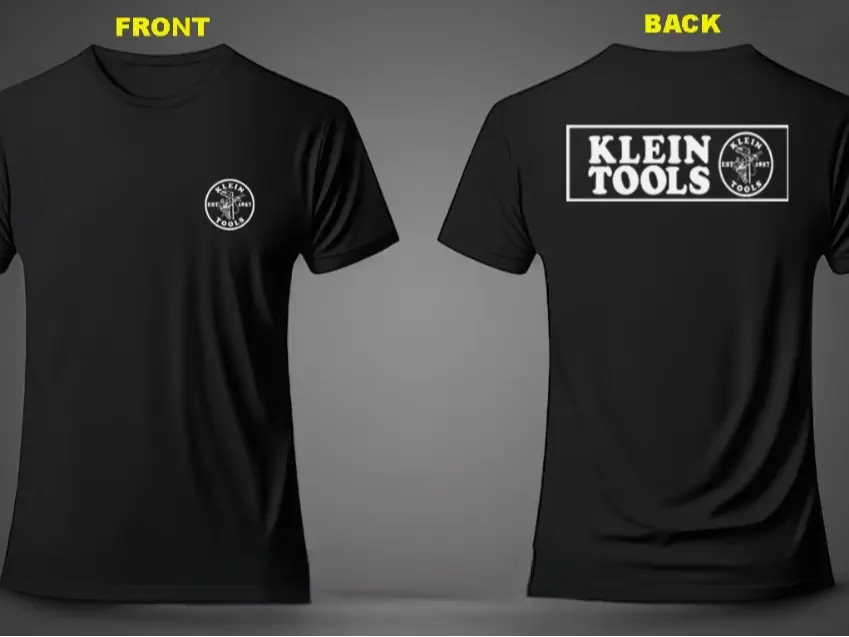 Klein Tools Men Size S-5XL, Lineman Utility Pole Graphic, Perfect Gift for Electricians and Tradesmen, Men's Cotton Tee