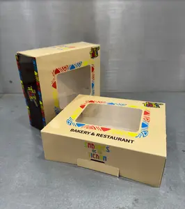 Custom Cookie Boxes with Window & Small Cake Boxes