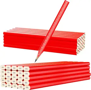 25-Pack Carpenter Pencils for Construction Woodworking Precise Markings -Contractor Framing Pencil (25 pcs)