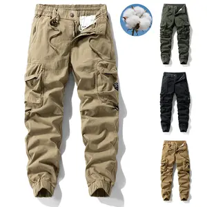 Distressed Wash Loose Cone Cargo Pants — Classic fit, cotton fabric, suitable for both commuting and casual wear, unique vintage wash process tiktokshopspringglowup