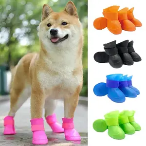 Pet Anti-slip Rubber Boots 4Pcs