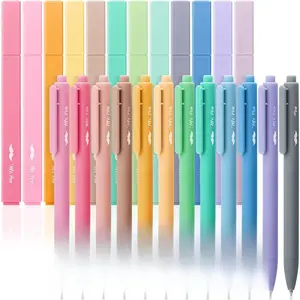 Aesthetic Highlighters and Gel s, 24 Pack, Assorted Colors  Highlighters, No Bleed