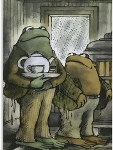 Frog And Toad Children's Book Cover Quote Poster Wall Art Poster For Room Aesthetic And Decor Painting Posters And Prints Wall Art for Living Room Bedroom Decor