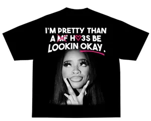 JTTTT Pretty Than A MF Fun Graphic Tee, Bold Streetwear Style, Unisex Urban Fashion Tee Inspired shirts men graphic tees men gifts dailywear outfits men Menswear