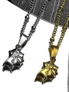 Spiral Conch Shell Pendant Necklace For Women Men Stainless Steel Gold Color Sea Beach Trendy Clavicle Chain Gift