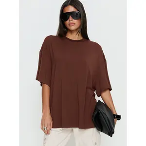 Kieryn Oversized Top Chocolate