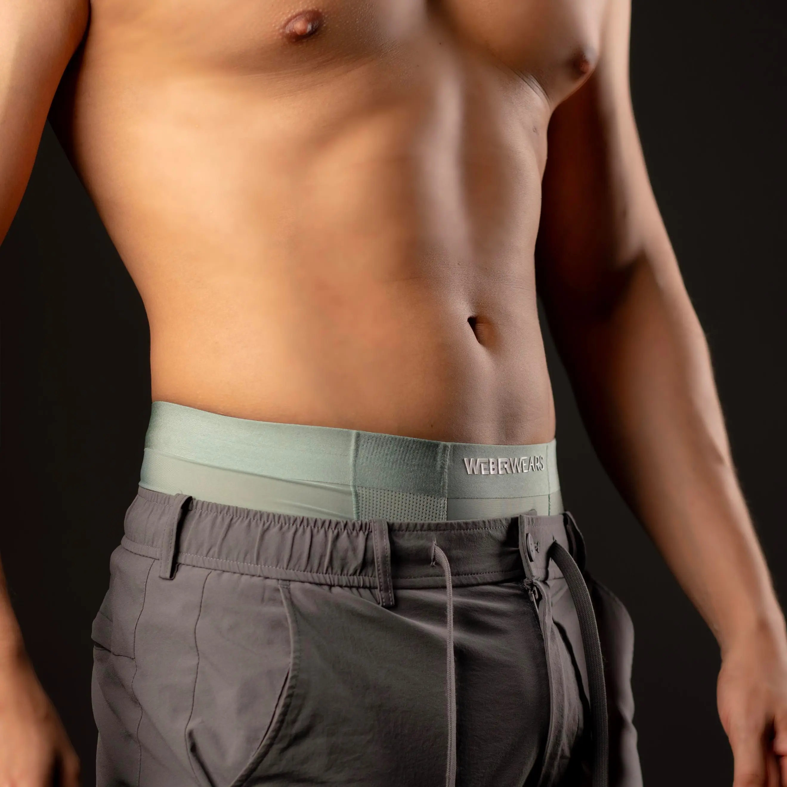 Green Men's Silk Ice Nylon Underwear - Pack of 3