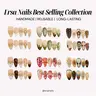 ErsaNails Best-Selling Collection – Handmade Press-On Nails 10PCS | Acrylic, Reusable, Salon-Quality, Long-Lasting, Glossy Design