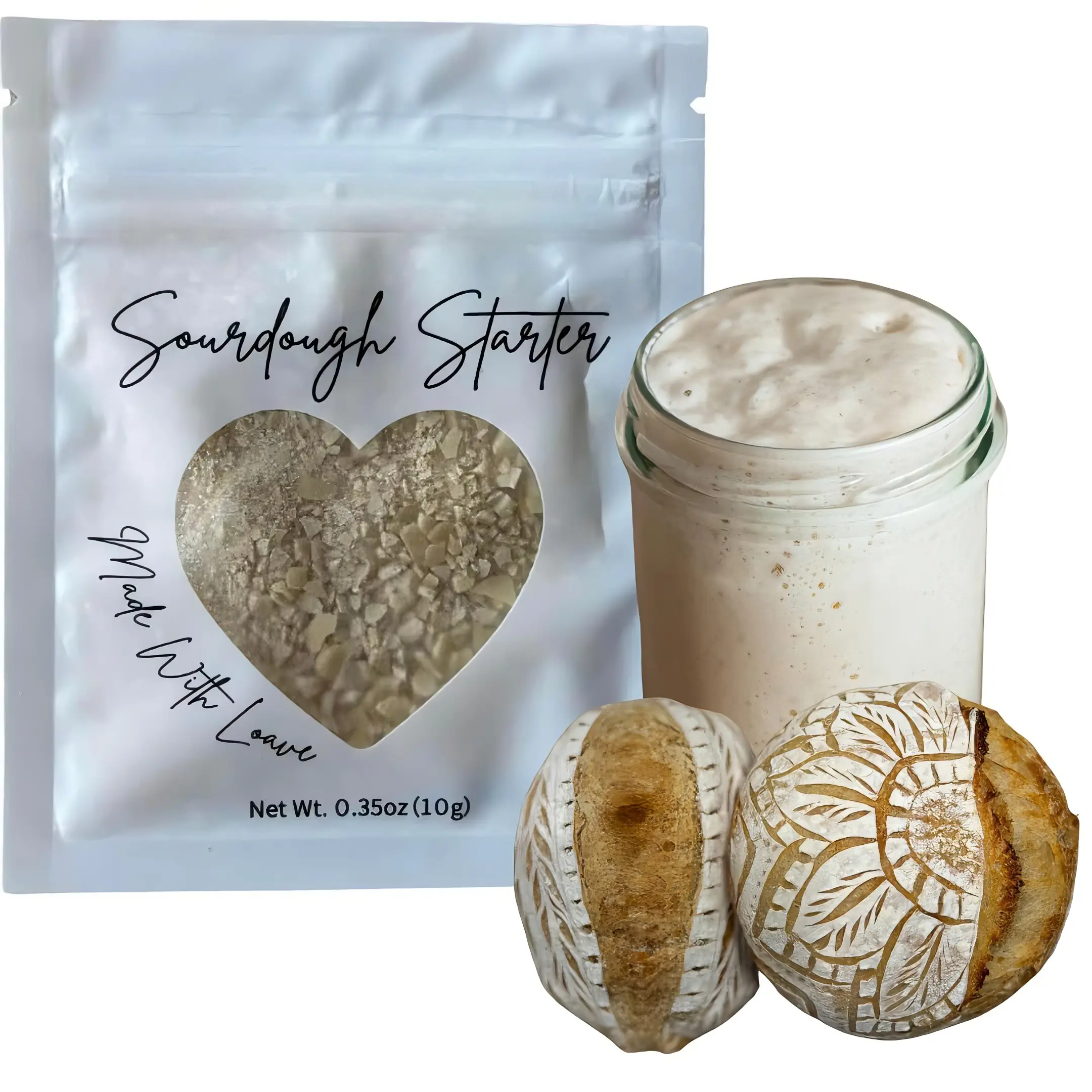 Dehydrated Sourdough Starter by Made With Loave | INCLUDES Recipe | Beginner Friendly | 10g