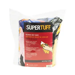 Trimaco 10818 25 lbs Colored Wiping Rags