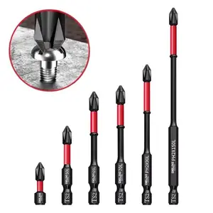 Magnetic Phillips Screwdriver Bit Set, Replaceable Screwdriver Bits, High Hardness Screwdriver Bit Set, Professional Assembly & Disassembly Tool for Electric & Manual Drill