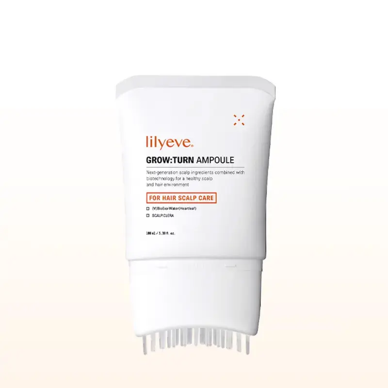 Lilyeve GROWTURN Scalp Care Serum with Built-In Applicator Brush | Exosome Infused Scalp Serum for Fuller & Stronger-Looking Hair, Korean Hair Care | 3.38 fl. oz.
