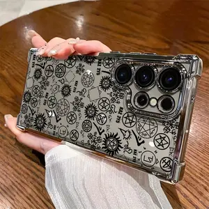 TV Series Supernaturals Phone Case Suitable for Samsung Galaxy S25 S24 S23 S22 S21 S20 FE Ultra Plus Edge 4G 5G Anti Fall Transparent Soft Back Cover