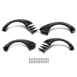 Fit For 2010-2015 Chevy Camaro ZL1 MB Style Fender Flares & Front Canards Fin