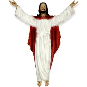 Jesus Resucitado 24" Inches Tall for Wall. Jesus Resurrection Estatua Brand New