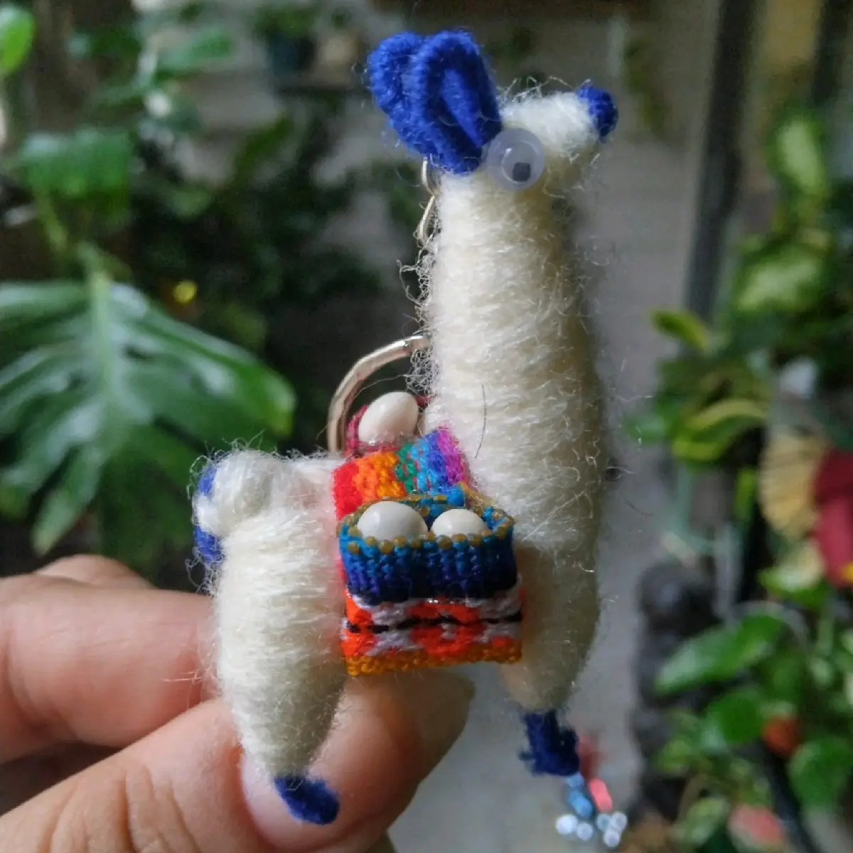 Llama Keychain for Keys