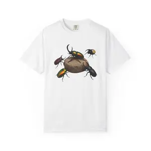 Beetle Illustration T-Shirt | Colorful Bug Art, Rock and Insect Design