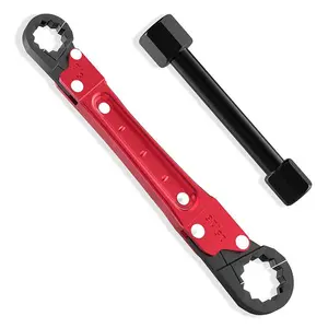 Professional Angled SAE Wrench Set, Ideal for Plumbing Installation & Maintenance, Durable Design for Efficient Use, Multifunctional Socket Wrench